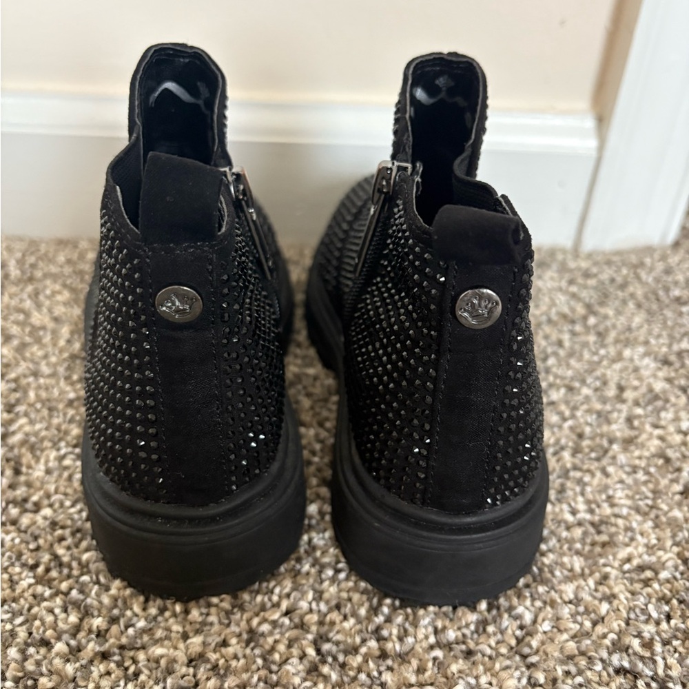 Black Studded Ankle Boots